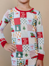 Load image into Gallery viewer, Bamboo Two Piece Set | Christmas Patchwork: 4T