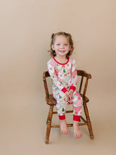 Load image into Gallery viewer, Bamboo Two Piece Set | Santa Patchwork: 4T