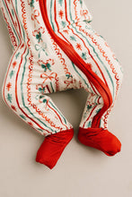 Load image into Gallery viewer, Christmas Dainty Bow Bamboo Sleeper: 3T