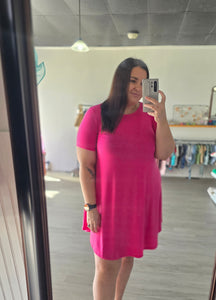 Pink TShirt Dress