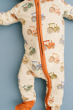 Load image into Gallery viewer, Tractor Ride Bamboo Sleeper: Preemie