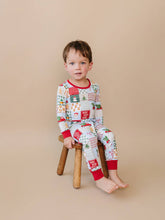 Load image into Gallery viewer, Bamboo Two Piece Set | Christmas Patchwork: 2T
