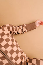 Load image into Gallery viewer, Espresso Checkered Bamboo Sleeper: 3T