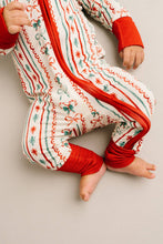 Load image into Gallery viewer, Christmas Dainty Bow Bamboo Sleeper: 12-18M