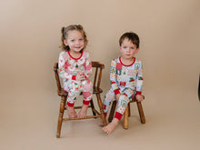 Load image into Gallery viewer, Bamboo Two Piece Set | Santa Patchwork: 2T
