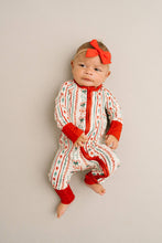 Load image into Gallery viewer, Christmas Dainty Bow Bamboo Sleeper: 18-24M