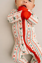 Load image into Gallery viewer, Christmas Dainty Bow Bamboo Sleeper: 3-6M
