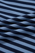Load image into Gallery viewer, Stripe Long Sleeve Top &amp; Pants Set: Blue Stripe / 1X