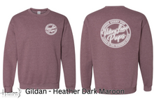 Load image into Gallery viewer, Victory Lane Pups White Neon Crewneck
