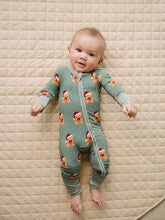 Load image into Gallery viewer, Bamboo Zip Romper | Merry Bear: 12-18M