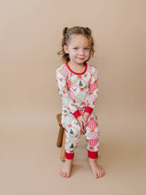 Load image into Gallery viewer, Bamboo Two Piece Set | Santa Patchwork: 4T