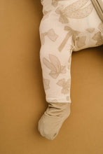 Load image into Gallery viewer, Neutral Bows Bamboo Sleeper: 12-18M