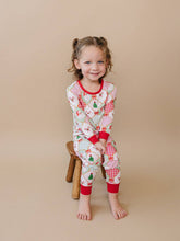 Load image into Gallery viewer, Bamboo Two Piece Set | Santa Patchwork: 4T