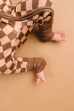 Load image into Gallery viewer, Espresso Checkered Bamboo Sleeper: 2T