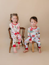 Load image into Gallery viewer, Bamboo Two Piece Set | Christmas Patchwork: 3T