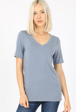 Load image into Gallery viewer, V Neck Straight Fit Tee