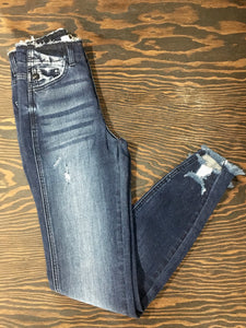 KanCan Raw Edge Jeans