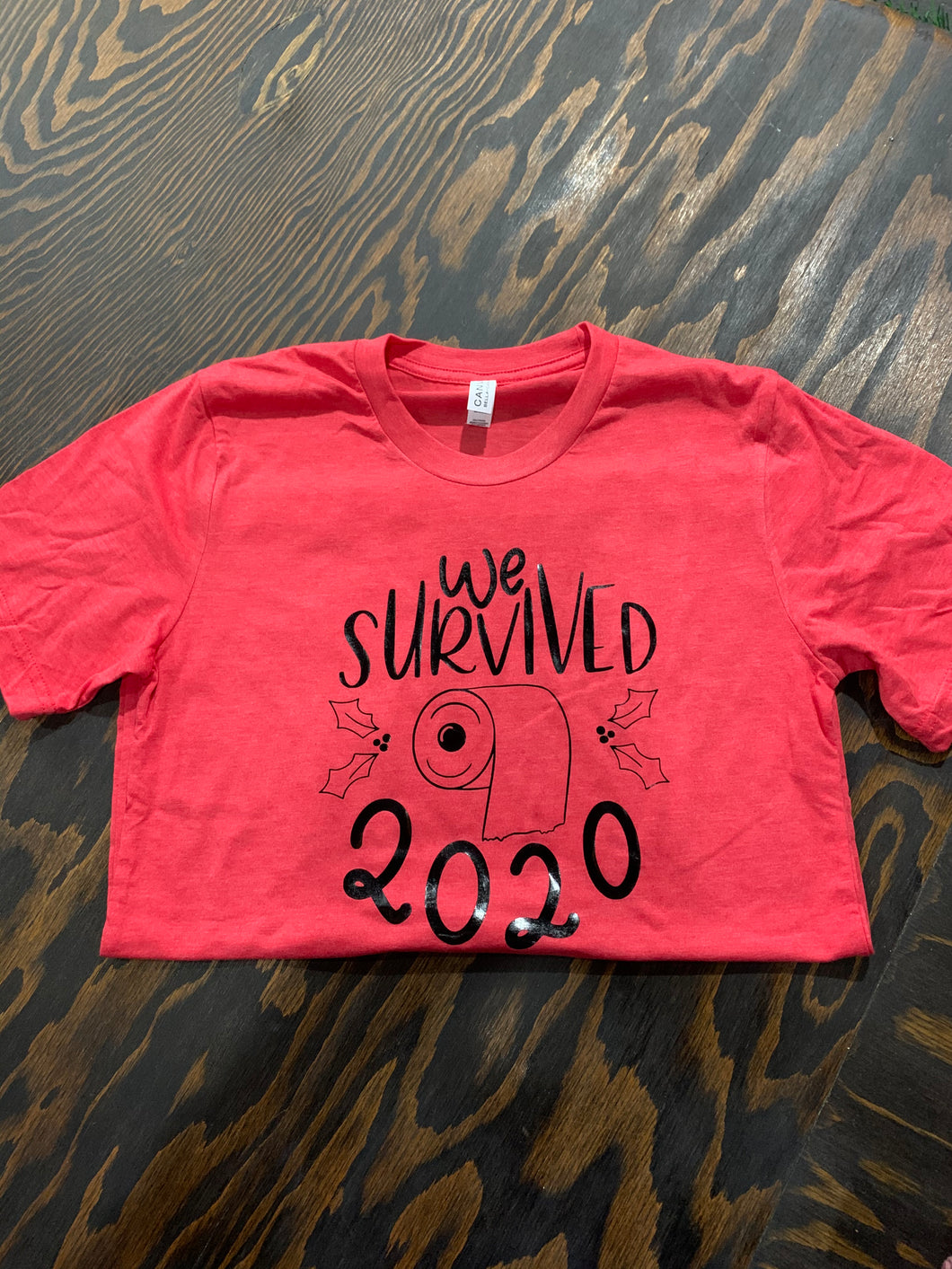 Red “We Survived 2020” Shirt