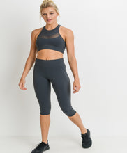 Load image into Gallery viewer, Mesh Cut Out Sports Bra